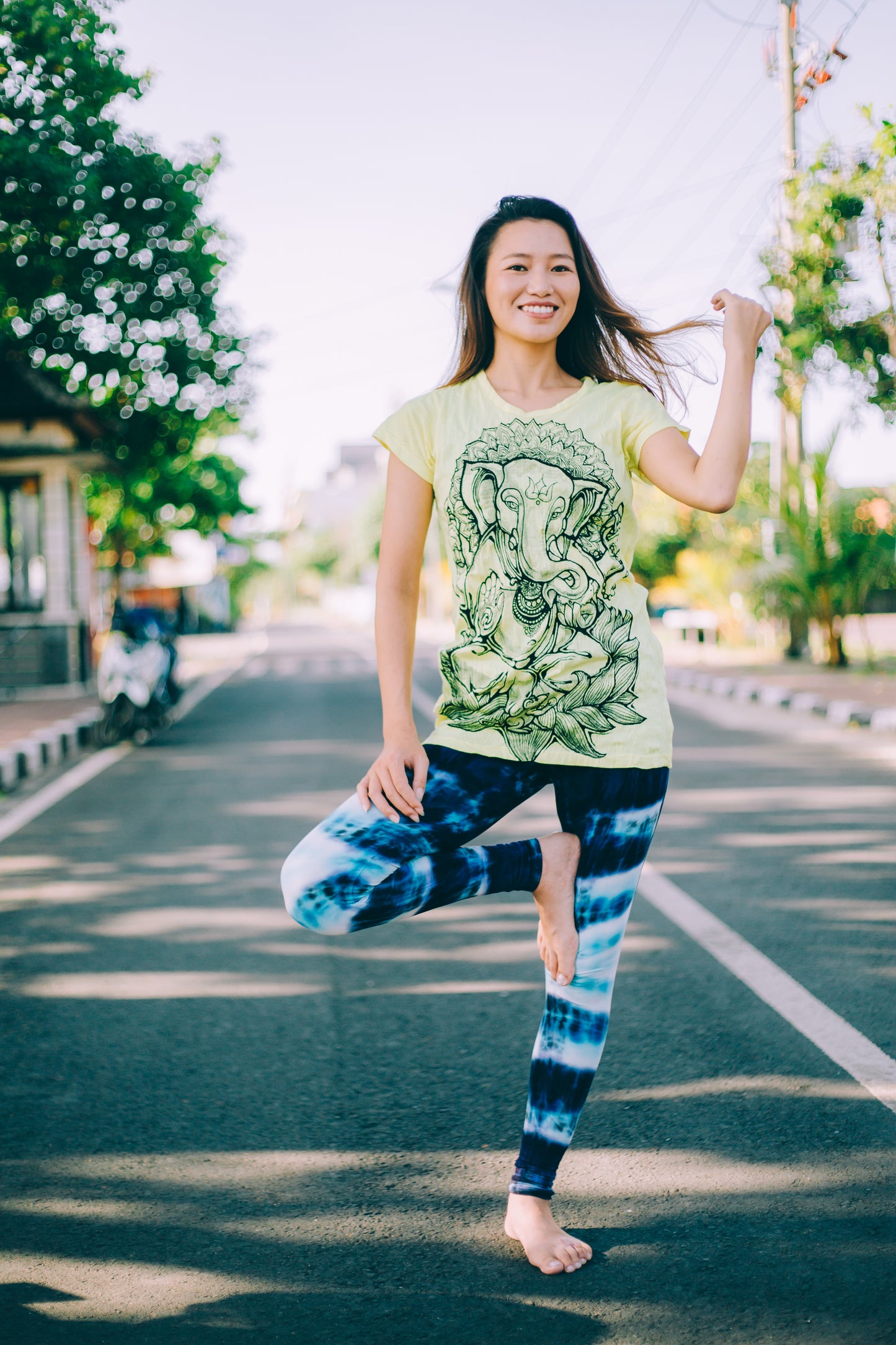 シワ加工Tシャツ レディース