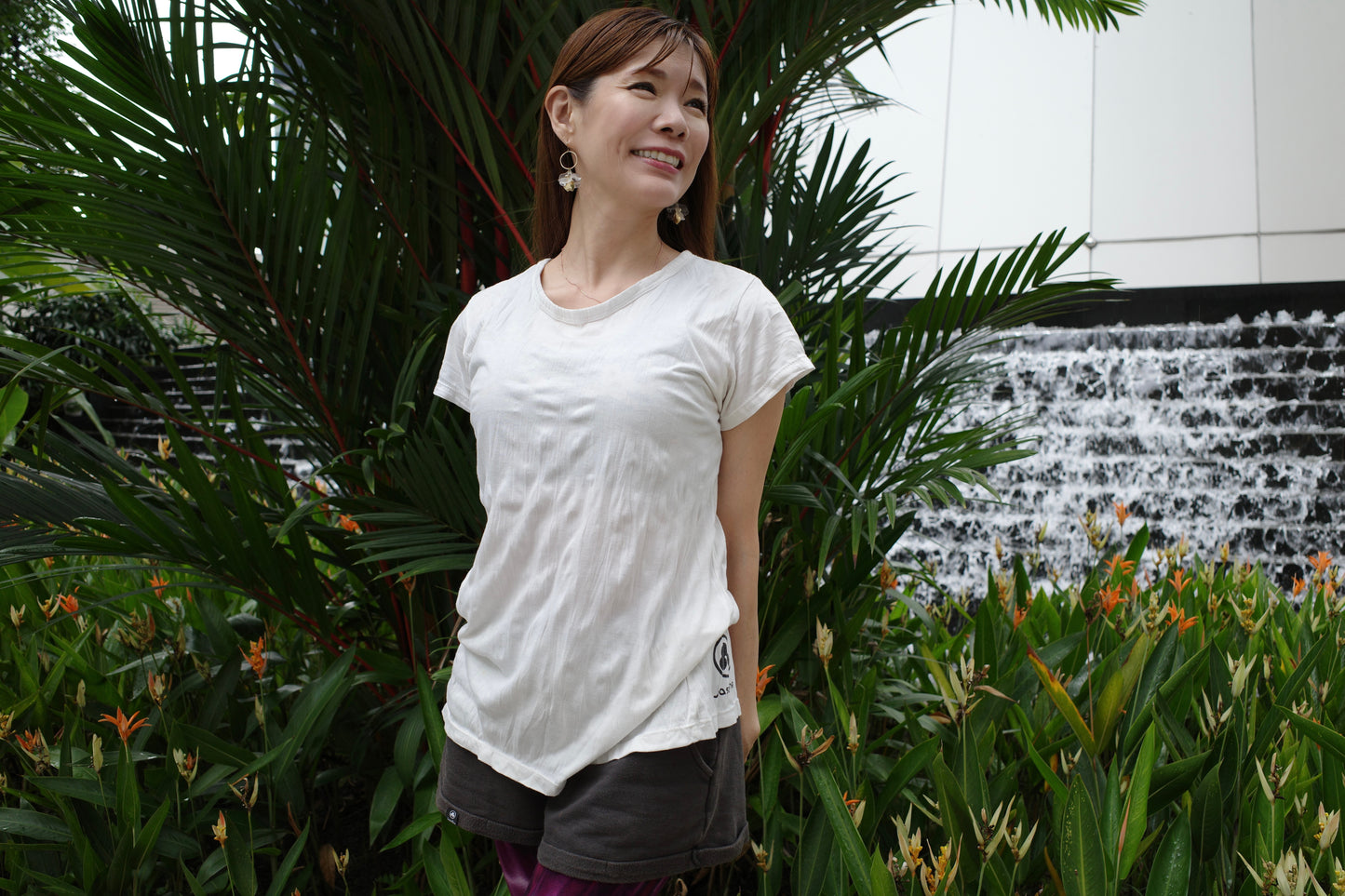シワ加工Tシャツ レディース